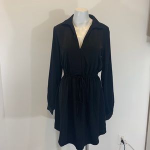 Lush Black Dress In Size Medium